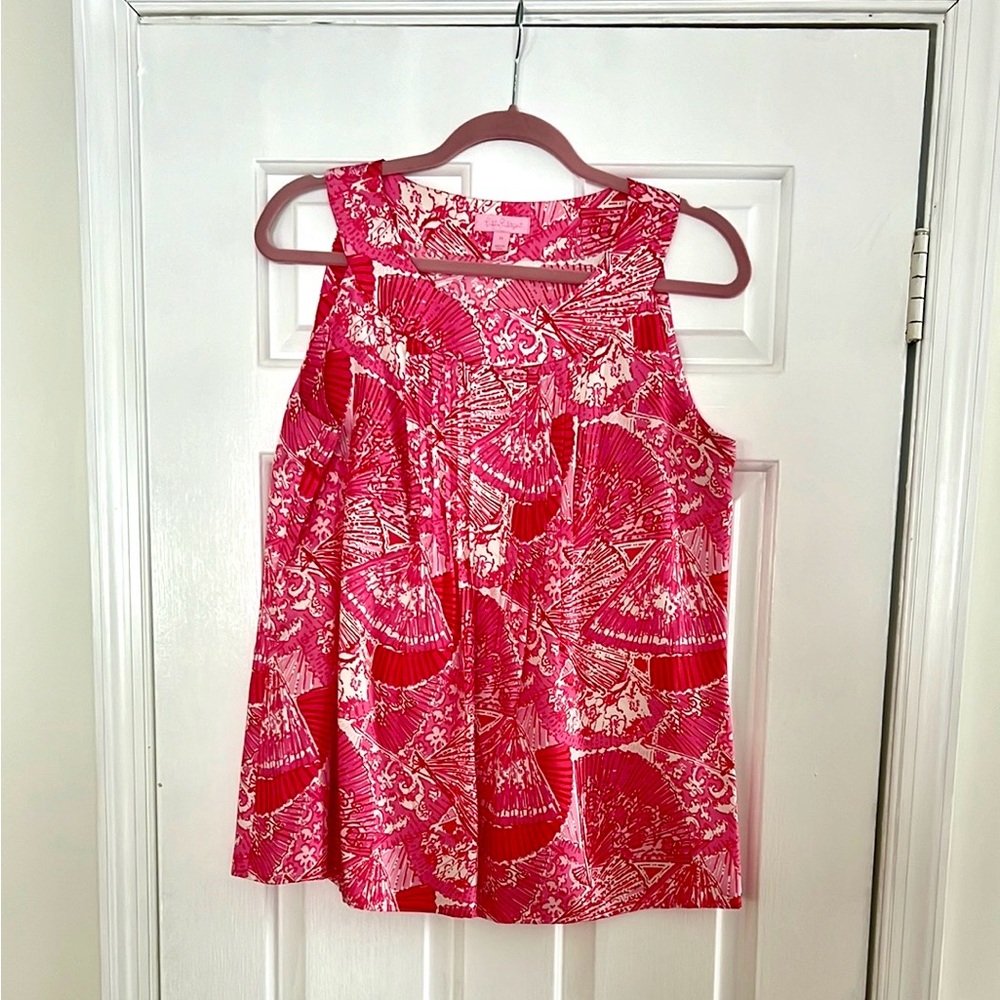 Lilly Pulitzer Silk Pink Top